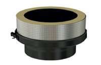 Dubbelwandig 150 mm Aansluitstuk EW/DW ZWART 554215