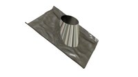 Dubbelwandig 150 mm Dakdoorvoer plat dak 0?-10 13538