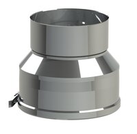 Dubbelwandig 150 mm Aansluitstuk DW/EW contra 537158