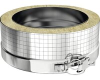 Dubbelwandig 80 mm Dop voor T stuk 517088