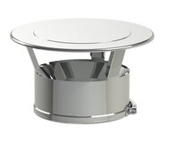 Dubbelwandig 150 mm Trekkende kap 594158