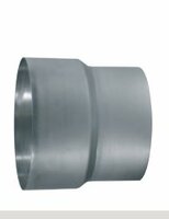 Dubbelwandig 100 mm  Verloop voor flex 106Fx100M