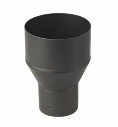 Enkelwandig Verloop zwart 150 x 125 345764