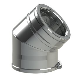 Dubbelwandig 150 mm Bocht 45 505158