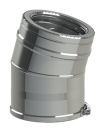 Dubbelwandig 150 mm Bocht 15 541158