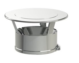 Dubbelwandig 130 mm Trekkende kap 594138