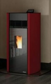 Pelletkachel Palazzetti Bianca lux 12 pro 3 red