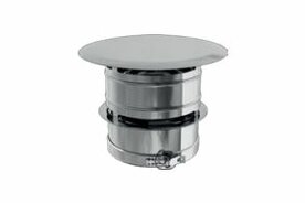 Dubbelwandig 130 mm Trekkende kap antivalwind 598138