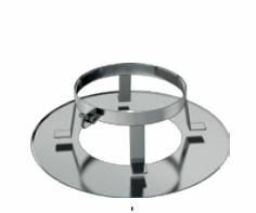 Dubbelwandig 130 mm Rozet 554913