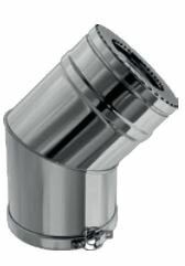 Dubbelwandig 80 mm Bocht 45 505088