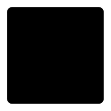 Vloerplaat Steven 80 x 80 cm vierkant zwart